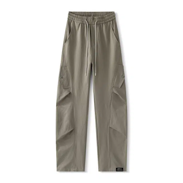 赫赫良衣 美式复古痞帅高街少年感个性假口袋高颜值长裤百搭舒适运动显高显瘦小众高级感学院风韩系潮牌休闲裤 男女同款