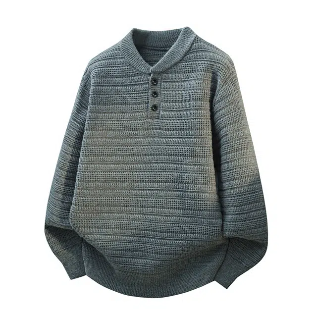 马员外 秋冬情侣款打底衫针织衫 男女同款