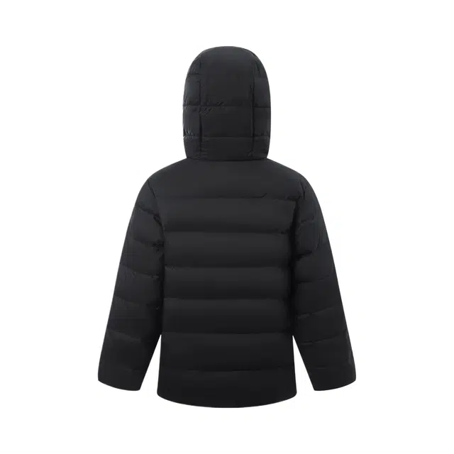 李宁儿童羽绒服 运动生活 运动潮流 必备系列 连帽舒适纯色拉链鸭绒 儿童款