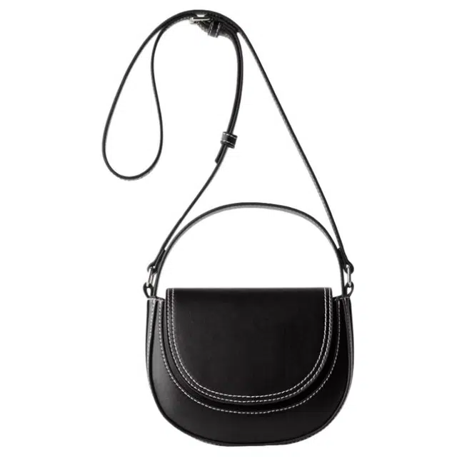 ZARA Mini Adjustable Strap Crossbody Bag Black