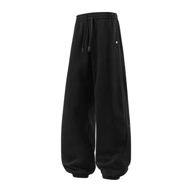 海尔斯 简约纯色时尚潮流束脚休闲裤 男款