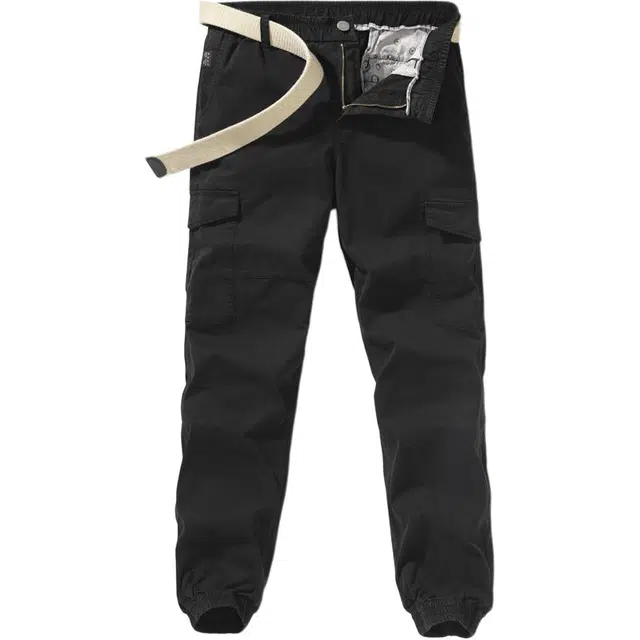 海尔斯 潮流潮牌纯棉修身休闲裤 男款