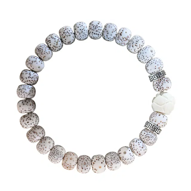 絮物 简约设计国潮新中国轻奢高级感念珠文玩佛珠盘玩时尚百搭新宠出街神器掌心禅意诸事顺遂#好运 星月菩提 手串 男女同款情侣款