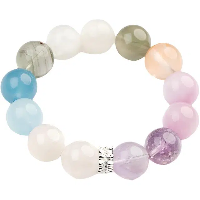 仙源 水逆退去 多宝招财清透高级感 简约复古高级小众 #好运 多色水晶 手串 男女同款情侣款