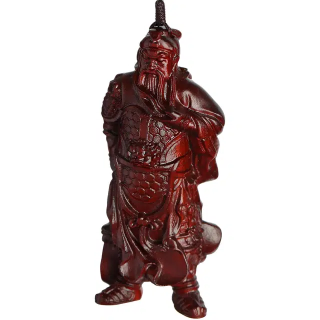 三檀小舍 国风国潮 武财神 镇宅安平 复古文玩收藏 木作 把件 男女同款情侣款 血檀