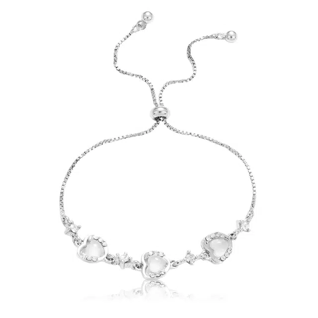 克兰茜 心动三重奏 月光之恋 优雅浪漫气质甜美约会璀璨氛围感 简约冷淡感个性小众设计休闲百搭搭配日常通勤风 琉璃 手链 女款