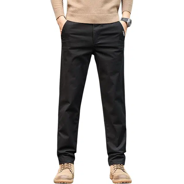 卡丹狄诺 抗皱免烫秋冬厚款户外直筒轻奢品质舒适透气百搭秋季长裤男裤子男休闲裤 男款