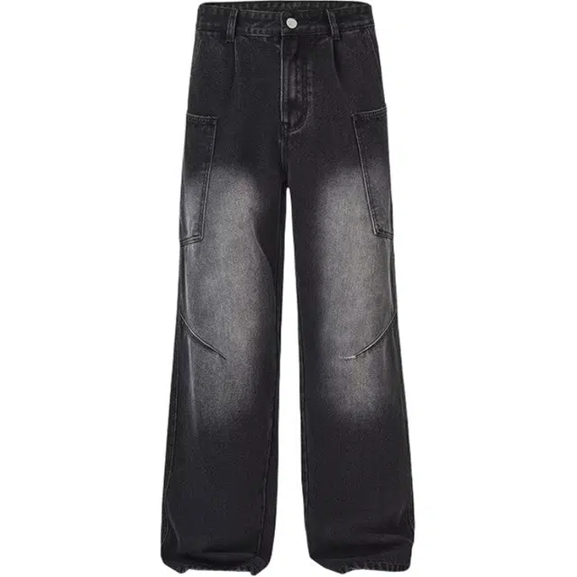 海尔斯 港风潮流痞帅牛仔裤 男款