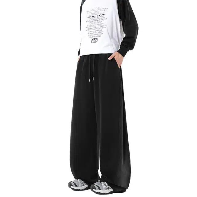 海尔斯 百搭潮流美式阔腿休闲裤 男款