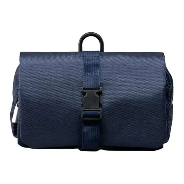 泛瓷折叠洗漱包挂钩出差旅行洗漱用品收纳包泛瓷化妆包轻便日式卡扣 防尘收纳便携防泼水带挂钩