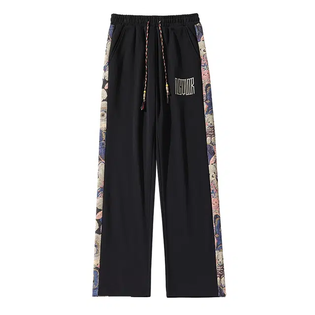 马员外 春秋季中国风刺绣舒适休闲裤 男款