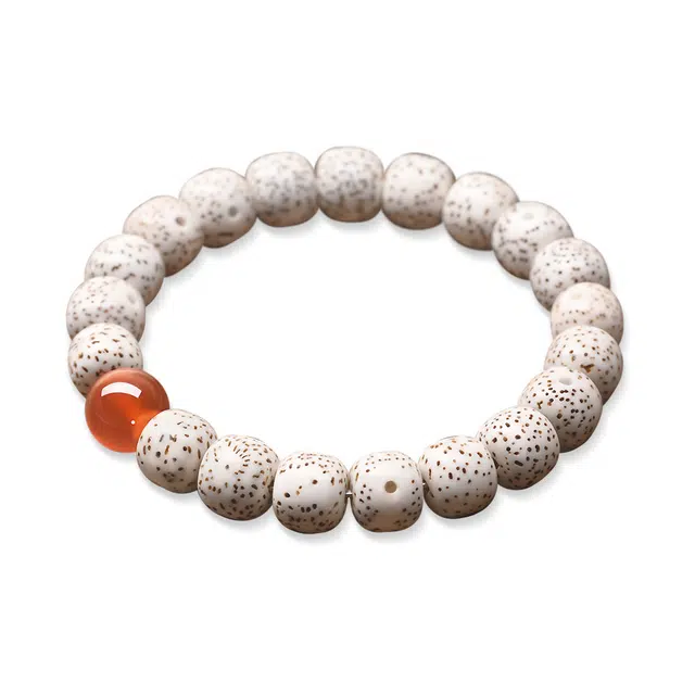 谧月珠宝 新中式国风国潮福禄吉祥复古潮流自然优雅时尚简约典雅文玩佛珠小众设计转运珠好运转运礼盒 星月菩提 手串 男女同款情侣款