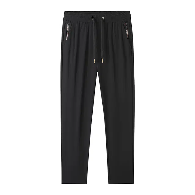 海尔斯 简约薄款运动直筒舒适系带休闲裤 男款