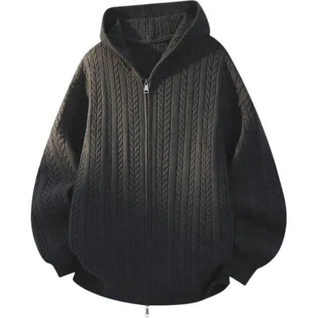 欧迪芬 美式复古设计感秋冬宽松上衣女百搭春秋慵懒风高级感舒适亲肤港风潮牌潮流休闲毛衣 女款