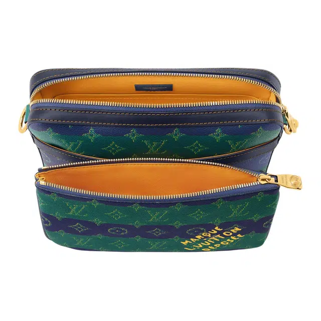 LOUIS VUITTON Trio Messenger Monogram Heritage