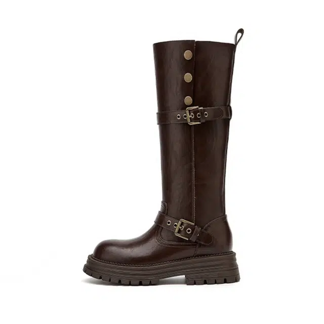 美式潮流个性百搭通勤必备骑士靴 马丁靴 女