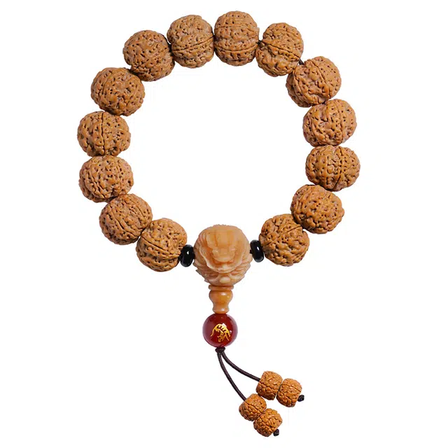 宣华意 【珍藏级】六瓣原籽配饰文玩佛珠 式复古时尚百搭高端精品盘玩#好运 金刚菩提 手串 男女同款情侣款