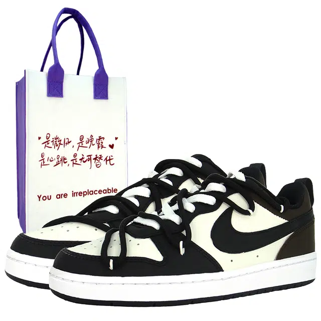 Nike Court Borough Low GS Black Brown