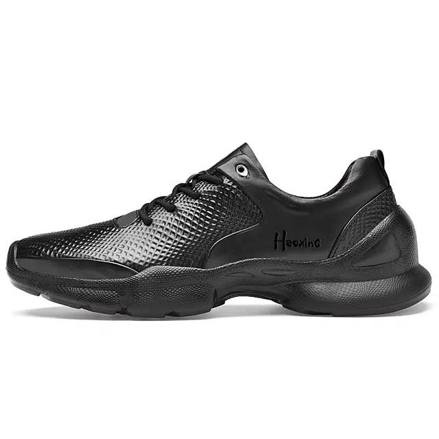 豪行 头层牛皮 低帮 透气简约 商务通勤 轻便舒适 登山 跑步 健身徒步  经典百搭  生活休闲鞋 男款