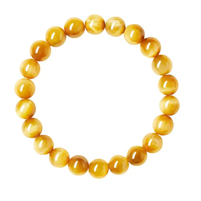 仙园韵 高级感新中式复古国潮文玩念珠招财转运平安精致简约百搭#好运 虎眼石 手串 男女同款情侣款