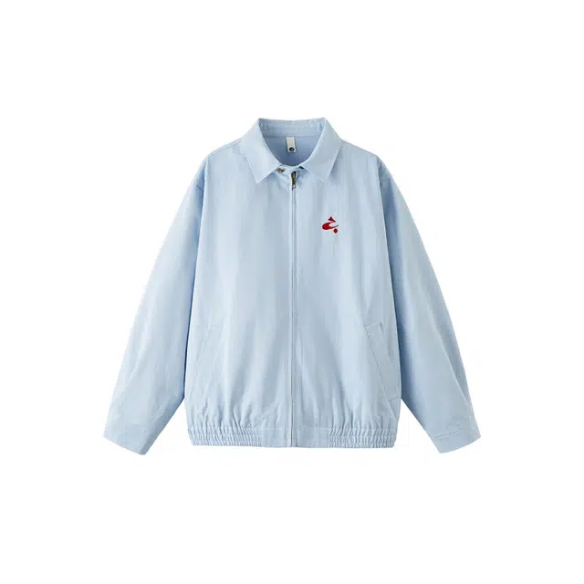 欧路得 美式哈灵顿立领男潮牌秋季宽松简约刺绣情侣百搭休闲外套夹克 男款