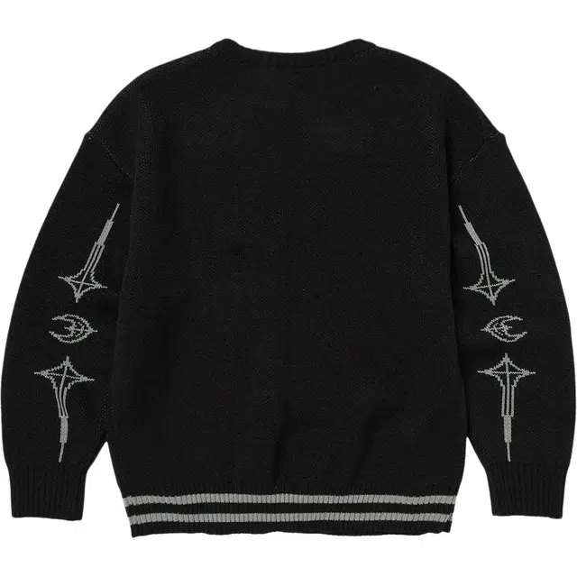THUG CLUB FW25 FW25 TC Bone Knit Sweater logo