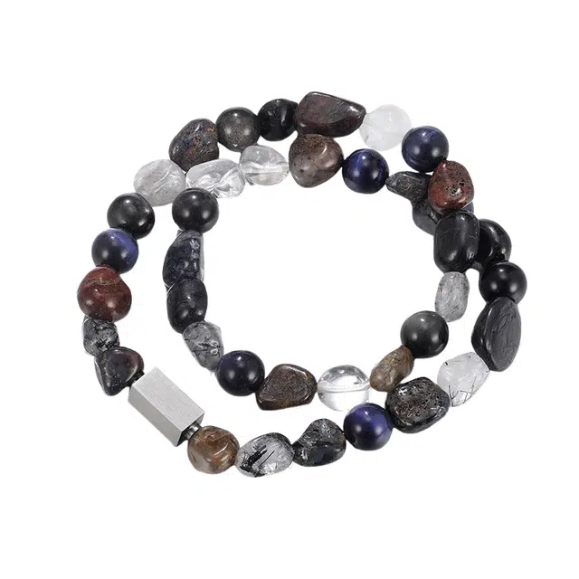 子婳 原创设计高级感晶石招财小霸王聚财聚福小众简约轻奢日常百搭手饰#好运 多色水晶 手串 男女同款情侣款