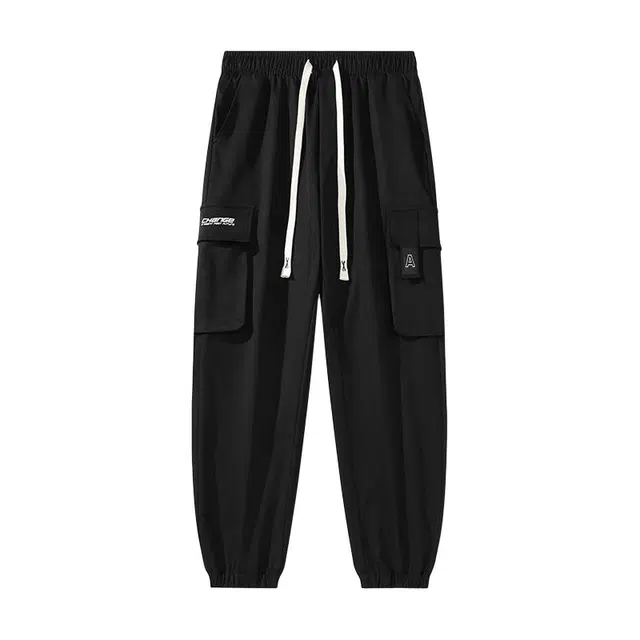 海尔斯 百搭多口袋束脚休闲裤 男款