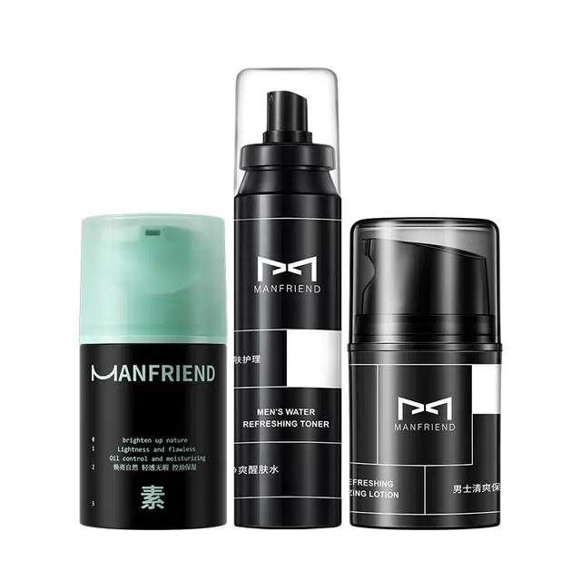 麦芙迪 男士素颜霜水乳组合护肤套装 补水滋润清爽控油 遮瑕瑕疵痘印毛孔黑眼圈持久不脱妆防水防汗
