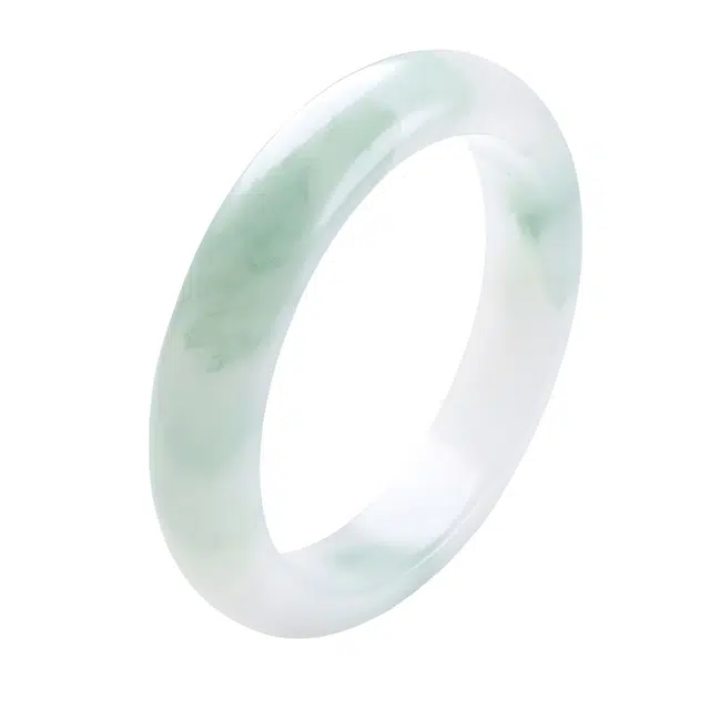 镯钰瑭 【优质多翠】青山黛翠贵妃镯 新中式 国潮古风 汉服旗袍百搭 清冷典雅高级感 气质温婉手饰显白天然 天山翠 手镯 女款