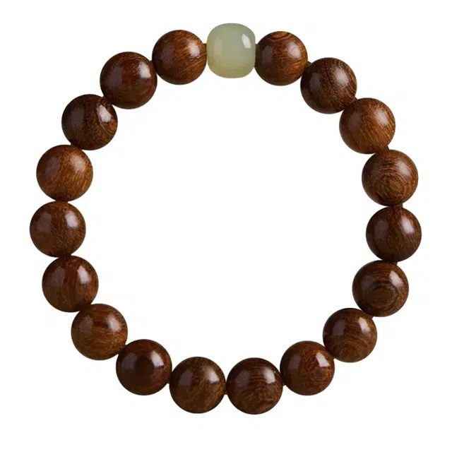 琛宬 【招财纳福 平安喜乐】转运珠串珠新中式国潮复古民族风多财多福好运连连高级感文玩佛珠念珠#好运 金丝檀木 手串 男女同款情侣款