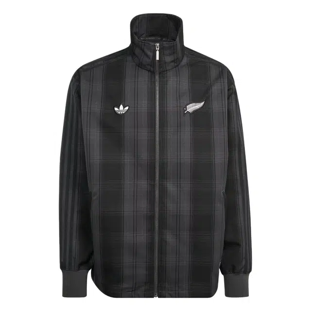 adidas originals Firebird FW25 ALL BLACKS PLAID TRACK TOP