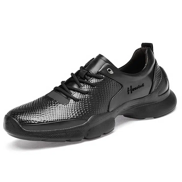豪行 头层牛皮 低帮 透气简约 商务通勤 轻便舒适 登山 跑步 健身徒步  经典百搭  生活休闲鞋 男款