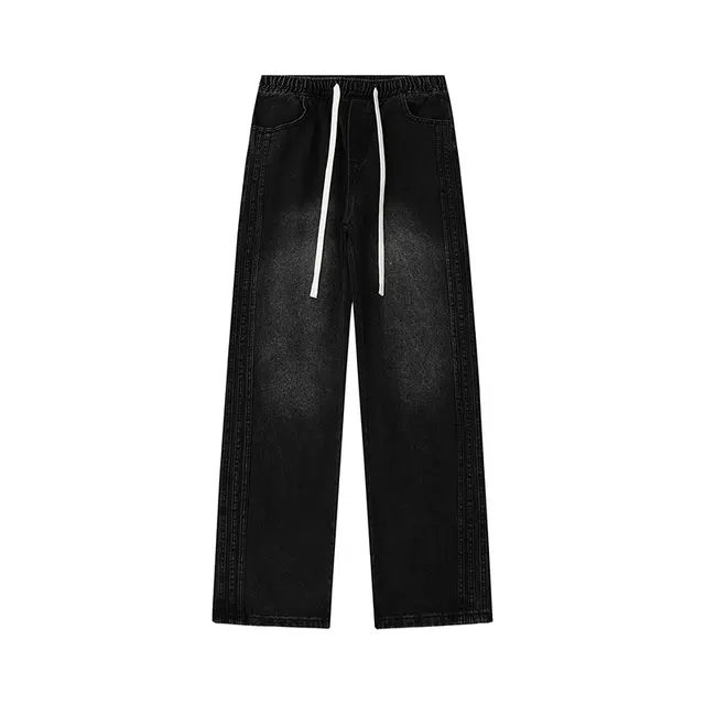 海尔斯 时尚美式直筒宽松百搭简约牛仔裤 男款