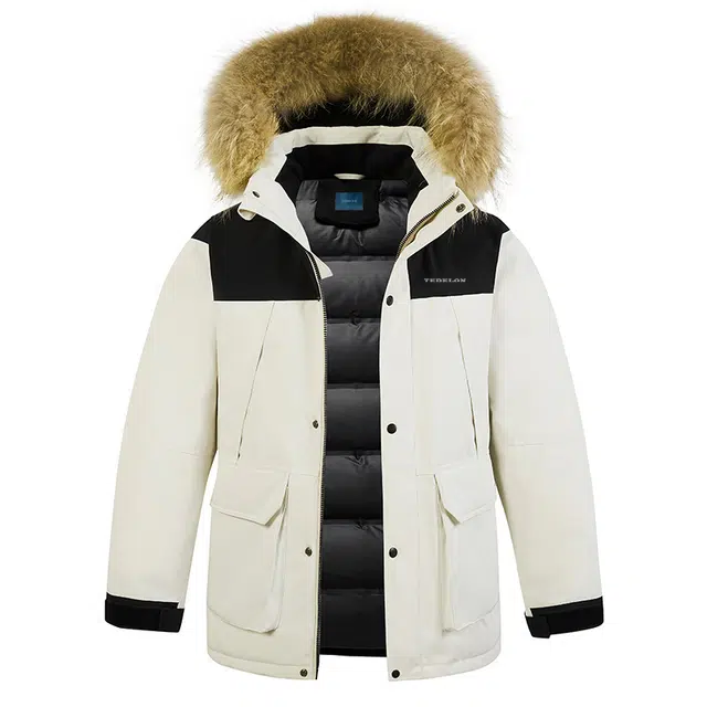 太子龍 美式时尚潮流连帽可拆卸保暖加厚个性痞帅外套上衣棉服 男女同款