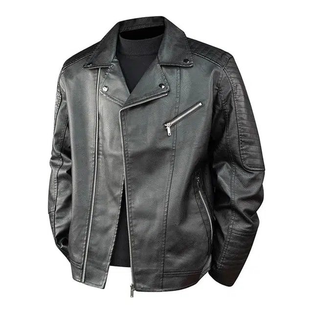 太子龍 翻领机车时尚简约舒适外套夹克 男款