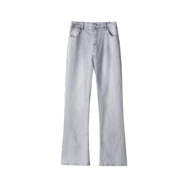 海尔斯 柔软透气百搭修身直筒牛仔裤 男款