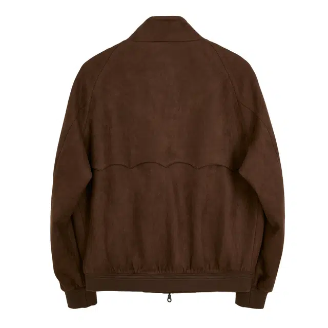 丹宁哲学 高档厚实麂皮绒 秋冬季复古立领夹克 男款