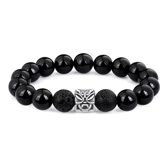 【元气守护】 老凤祥 幸运转运珠 新中式国风轻奢百搭高级感国潮 小众复古风诸事顺利#好运 黑曜石 手串 男款