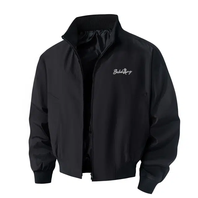 【显肩宽正肩防风防泼水】布客行 美式高街飞行员教练阔形复合短款御寒保暖休闲百搭大码老钱风开衫外套立领工装机车风拉链夹克 男女同款