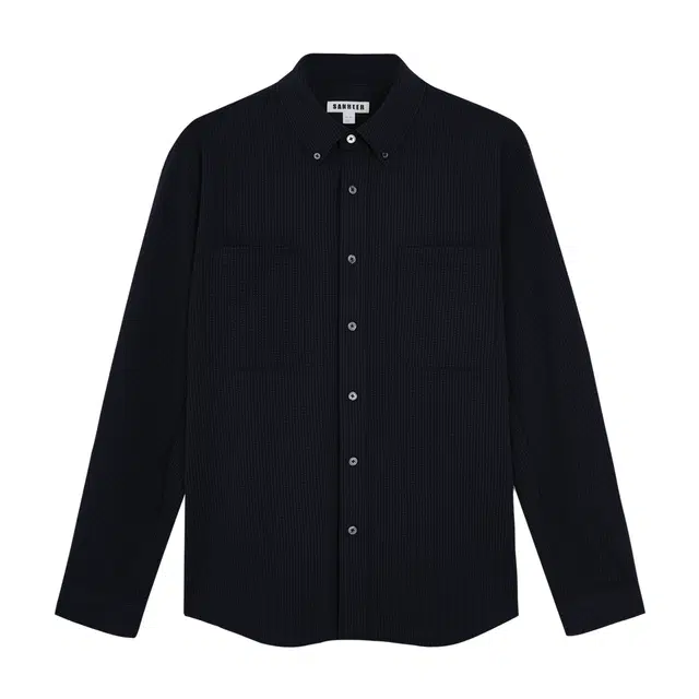 丹宁哲学 儒雅自在 舒适透气高档泡泡纱面料 春秋季长袖衬衫 男款