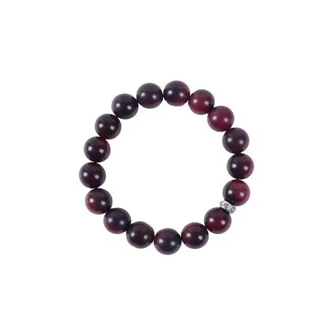 茂琼 时来运转招财进宝万事顺遂新中式国潮古风优雅气质高级文玩念珠佛珠巧克力色单圈木串盘串文玩#好运 菩提根 手串 男女同款情侣款