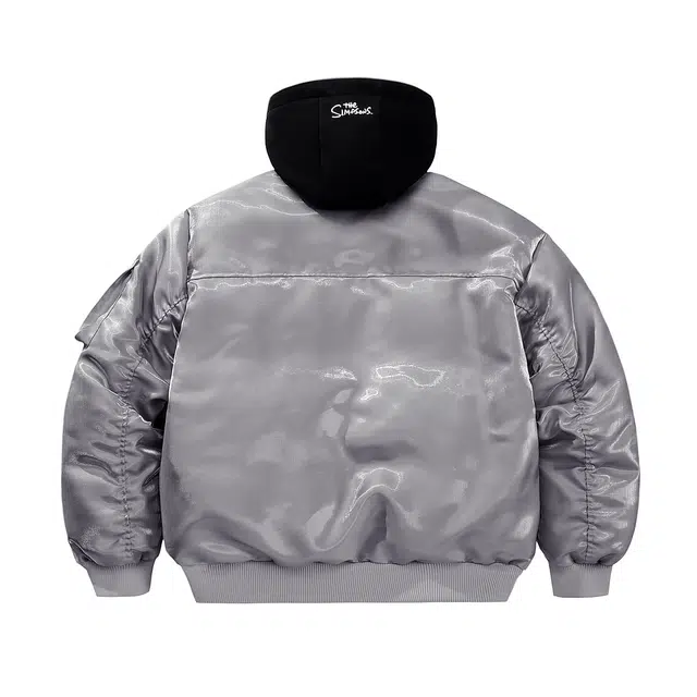 The Simpsons Reflective Metallic Flight Jacket