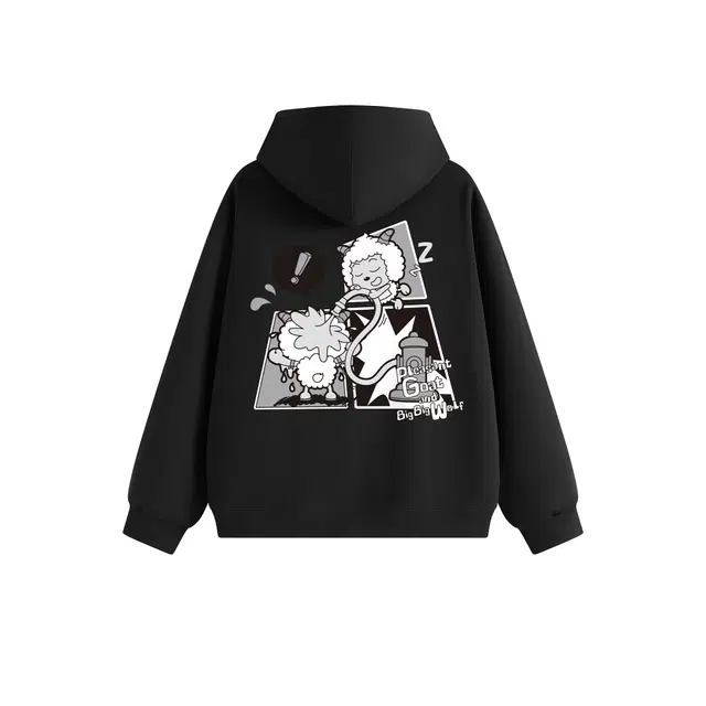 Pleasant Goat and Big Big Wolf Hoodie