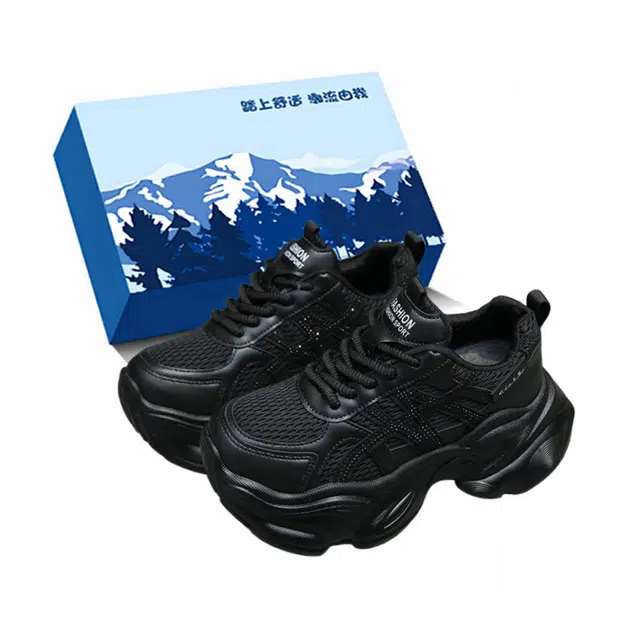 小鹿米利 增高小个子网面百搭休闲 低帮 老爹鞋 女