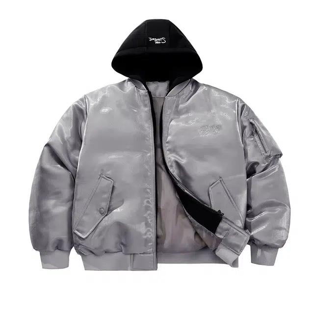 The Simpsons Reflective Metallic Flight Jacket