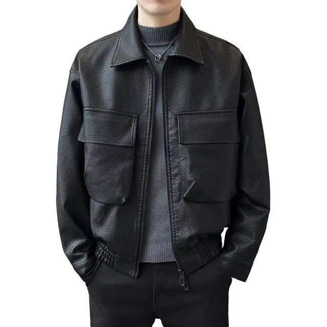 太子龍 工装宽松简约时尚休闲百搭纯色夹克 男款