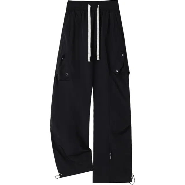 海尔斯 美式百搭宽松直筒系带舒适休闲裤 男款