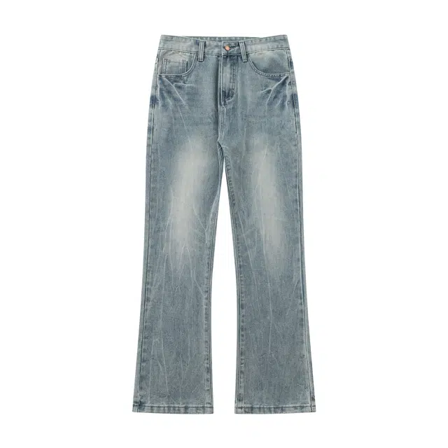 海尔斯 复古深度港风百搭时尚简约牛仔裤 男款