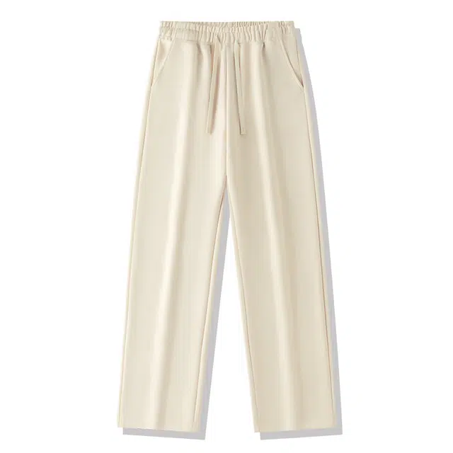 海尔斯 简约纯色潮流时尚百搭系带宽松休闲裤 男款